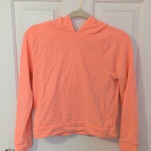 Girls Coral Hooded Sweatshirt